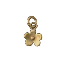 14 Karat Gold Large Dainty Flower Charm - Luxe Design Jewellery