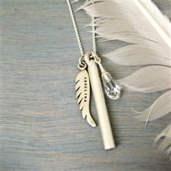 14 Karat Gold Personalized Angel's Wing Charm - Luxe Design Jewellery