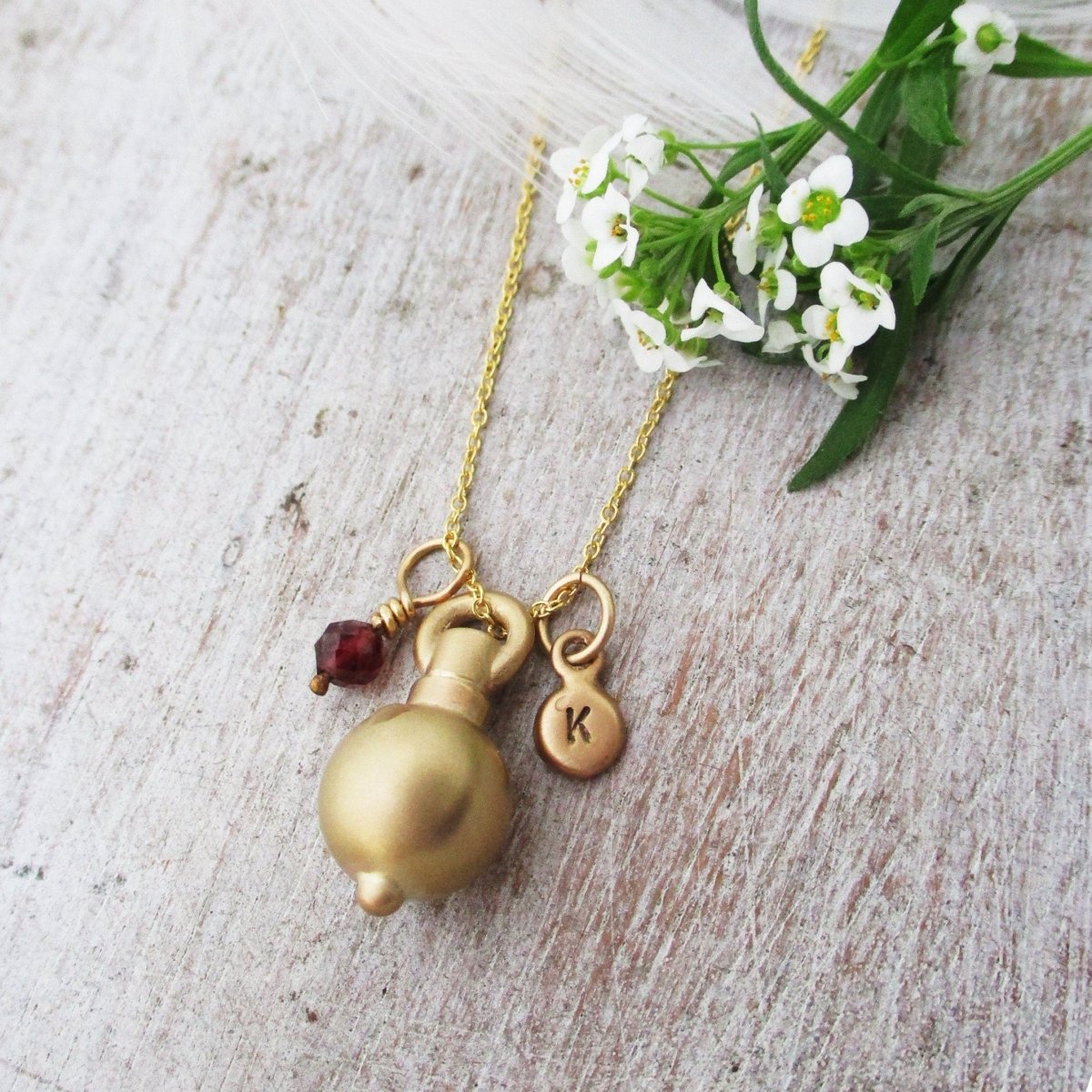 14K Gold 10mm Sphere Pendant for Cremation Ashes, Holds Human or Pet Ashes - Luxe Design Jewellery