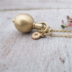 14K Gold Sphere Urn Pendant for Cremation Ashes - Luxe Design Jewellery