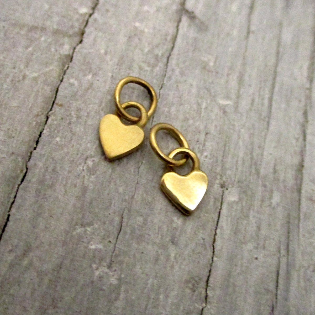 14k Gold Tiny Lovelock Heart Padlock Charm - Luxe Design Jewellery
