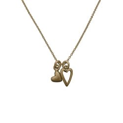 14K Yellow GOLD Heartline Charm - Luxe Design Jewellery