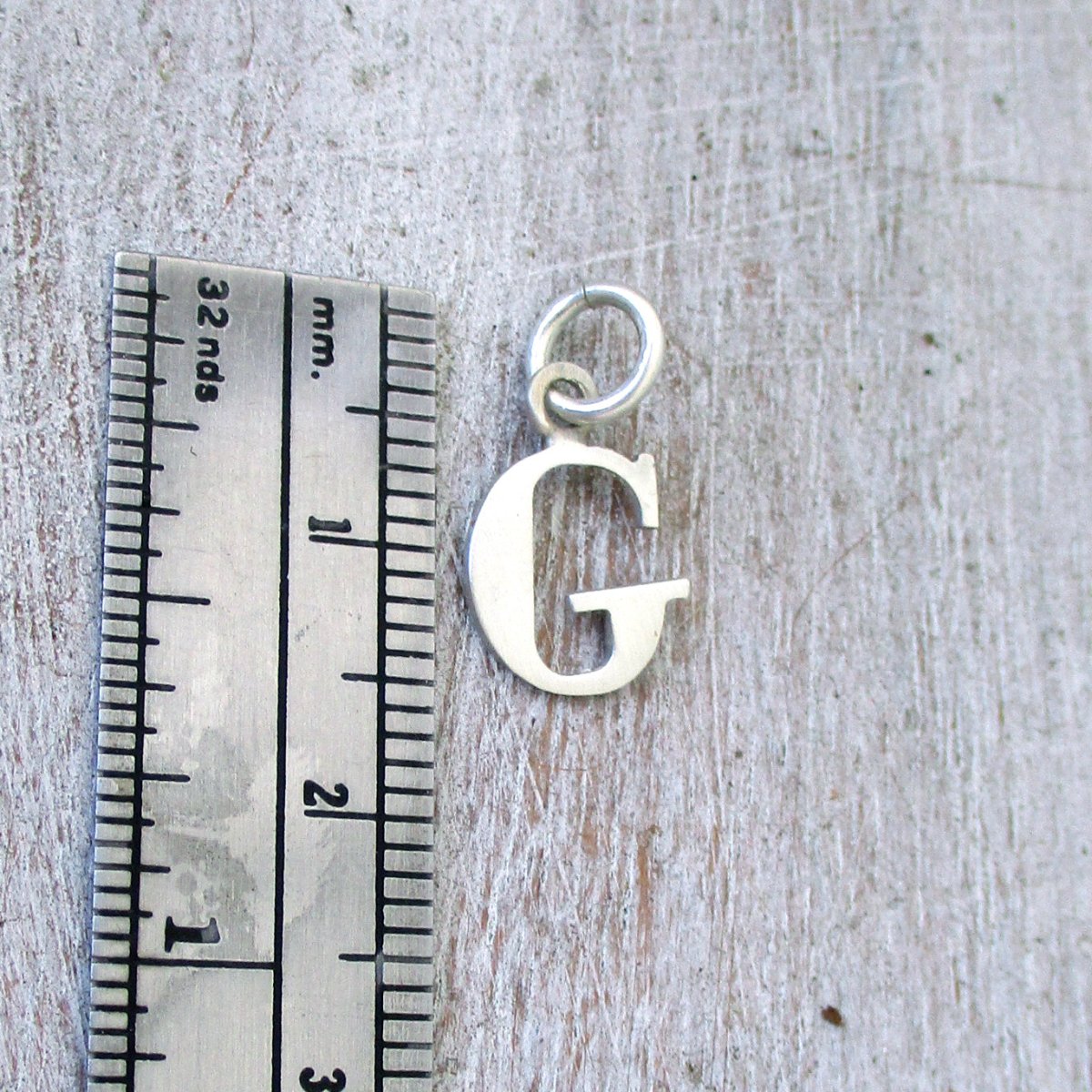 Capital Letter G Initial Charm in 14K Yellow, Rose or White Gold - Luxe Design Jewellery