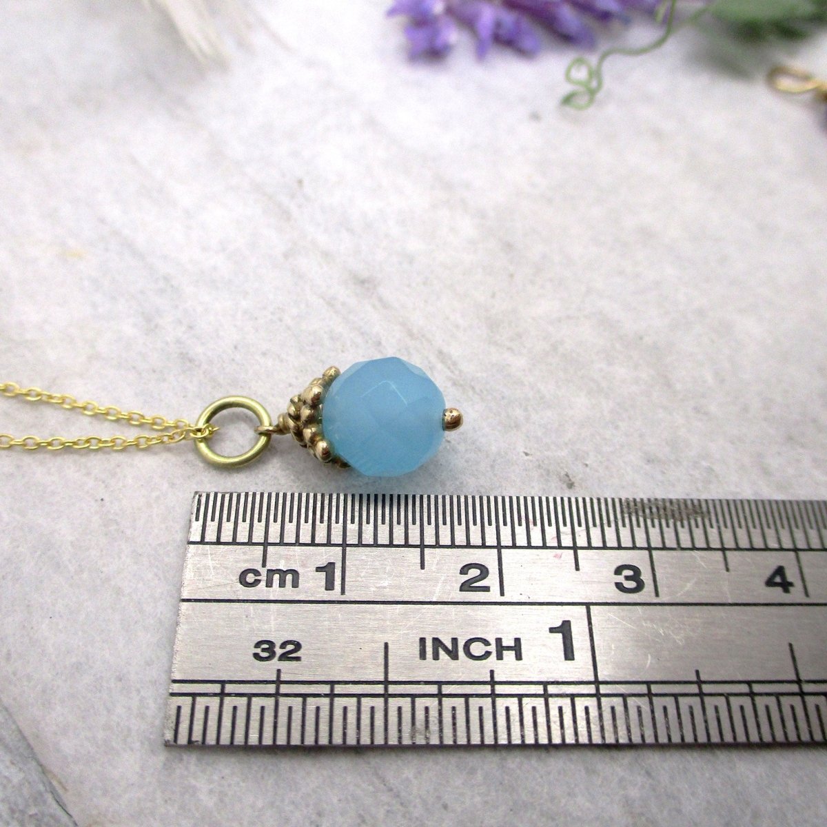 Caribbean Blue Star Crown Pendant in Solid Gold or Silver - Luxe Design Jewellery