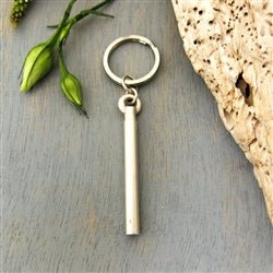 Cylinder Urn Pendant for Cremation Ashes Key Ring - Luxe Design Jewellery