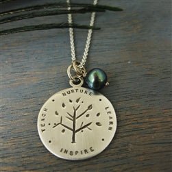 Family Tree, Tree of Life Pendant in Silver - Luxe Design Jewellery