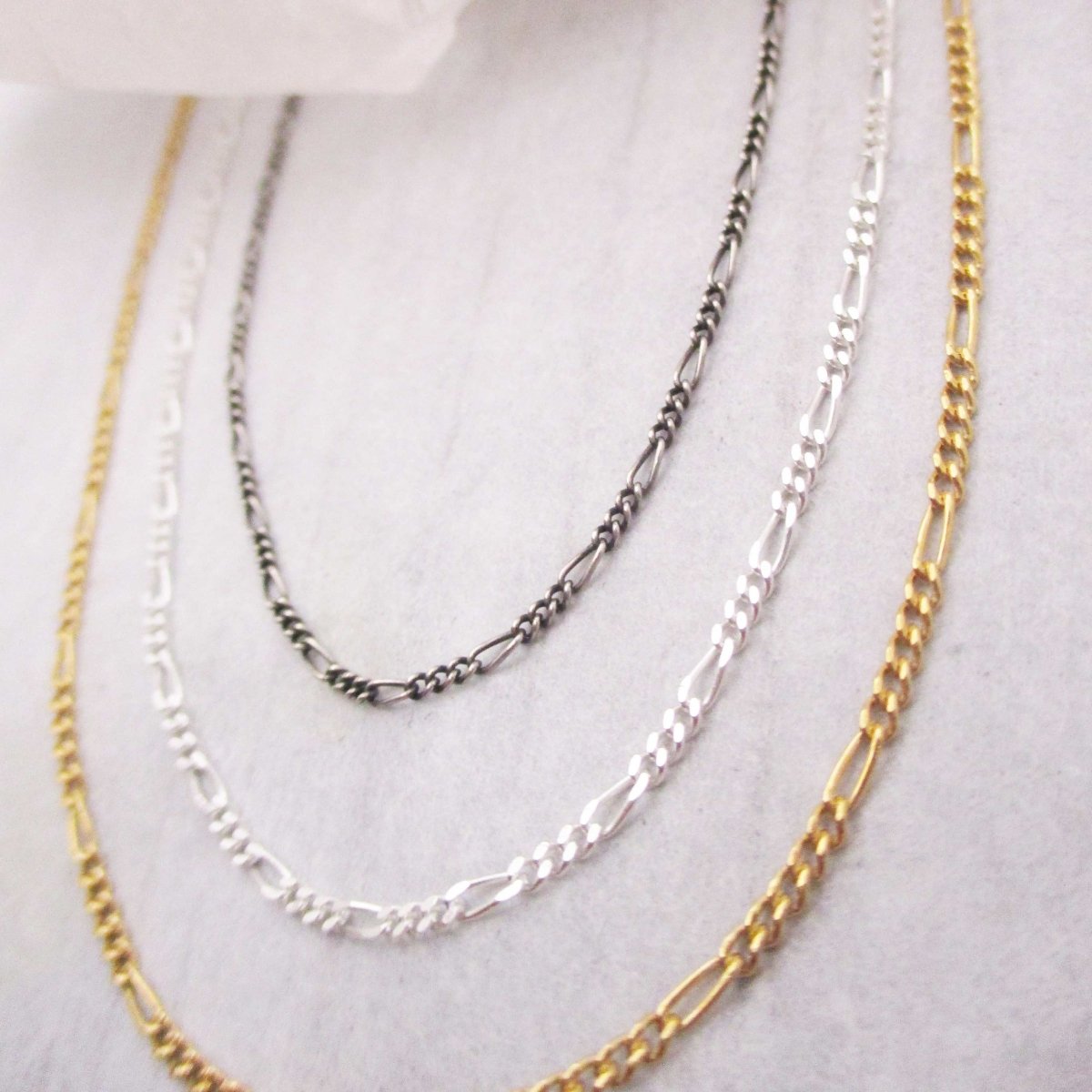 Figaro 14/20 Gold Filled 1.4mm Necklace - Luxe Design Jewellery