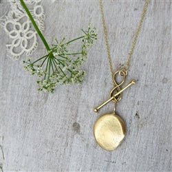 Gold Infiniy Toggle Necklace - Luxe Design Jewellery