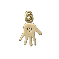 Gold Surrender Hand Charm - Luxe Design Jewellery