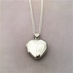 Large Sterling Silver Heart Locket - Luxe Design Jewellery