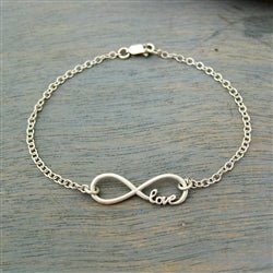 Love Infinity Bracelet in Sterling Silver - Luxe Design Jewellery