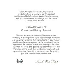 Namaste Amulet - Luxe Design Jewellery