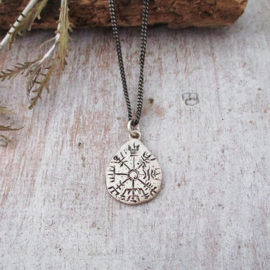 Nordic Compass Guidance and Protection Necklace For Men - Luxe Design Jewellery
