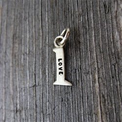 Personalized Baby Lowercase Letter L Initial Charm Sterling Silver - Luxe Design Jewellery