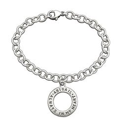 Silver Personalized Always in My Heart Memorial Bracelet - Luxe Design Jewellery