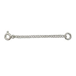 Sterling Silver 2" 2mm Cable Chain Extension - Luxe Design Jewellery
