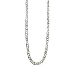 Sterling Silver 2mm Cable Chain Necklace with Spring Ring Closure - Luxe Design Jewellery