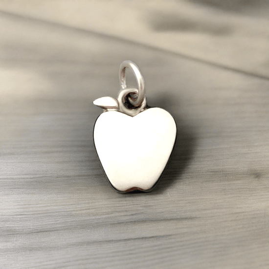 Sterling Silver Apple Charm - Luxe Design Jewellery