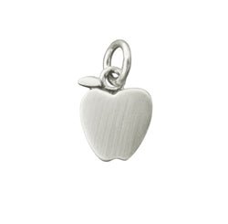 Sterling Silver Apple Charm - Luxe Design Jewellery