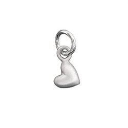 Sterling Silver Baby Heart Charm - Luxe Design Jewellery