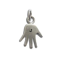Sterling Silver Customizable Kid Hand Charm - Luxe Design Jewellery