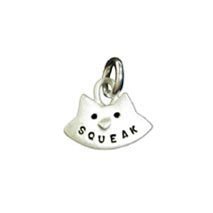 Sterling Silver Customizable Kitty Cat Head Charm - Luxe Design Jewellery