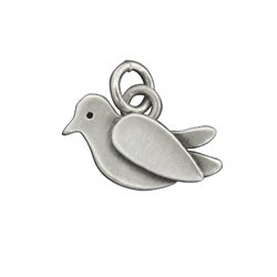 Sterling Silver Dove Charm - Luxe Design Jewellery