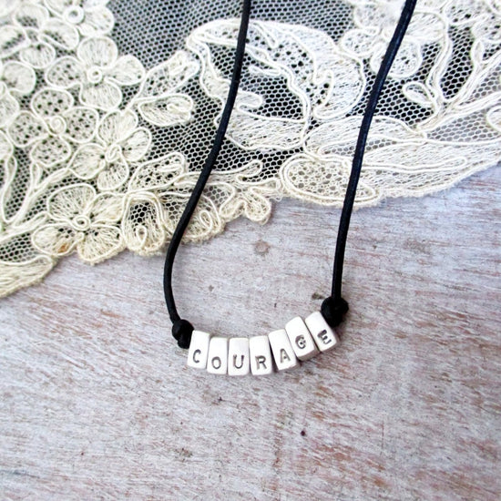 Sterling Silver I ROBOT Letterbox Necklace - Luxe Design Jewellery