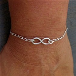 Sterling Silver Infinity Bracelet - Luxe Design Jewellery