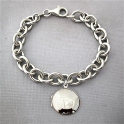Sterling Silver Large Chunky Locket Bracelet - Luxe Design Jewellery