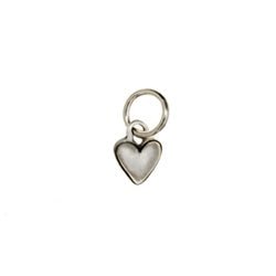 Sterling Silver Mini Double Heart Charm - Luxe Design Jewellery