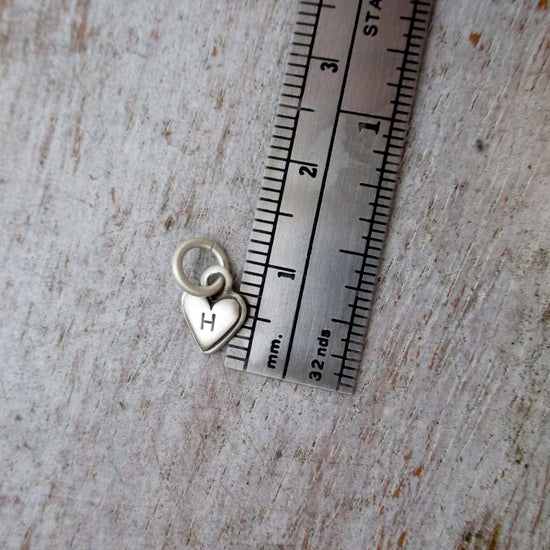 Sterling Silver Mini Double Heart Charm - Luxe Design Jewellery