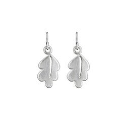 Sterling Silver Oak Leaf Earrings - Luxe Design Jewellery
