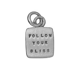 Sterling Silver Personalized Square Charm - SMALL Font - Luxe Design Jewellery