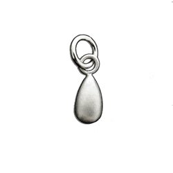 Sterling Silver Teardrop Charm - Luxe Design Jewellery