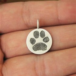 Your Dog's or Cat's Paw Print Charm Small - Luxe Design Jewellery