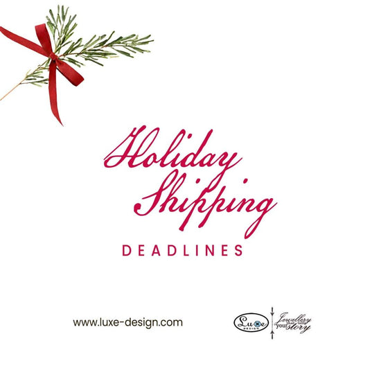 2024 HOLIDAY ORDER SHIPPING DEADLINES!
