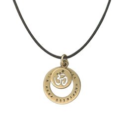 14 Karat Gold OM Charm - Luxe Design Jewellery