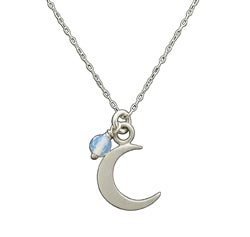 14 Karat Gold Personalized Small Moon Charm - Luxe Design Jewellery
