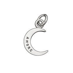14 Karat Gold Personalized Small Moon Charm - Luxe Design Jewellery