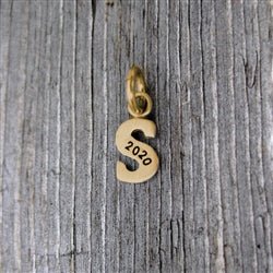 14K Gold Baby Lowercase Letter S Initial Charm - Luxe Design Jewellery