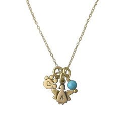 14K Gold Pet Angel Memorial Necklace - Luxe Design Jewellery
