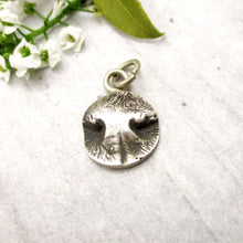 Load image into Gallery viewer, Sterling Silver Personalized Cat Nose Impression Pendant From Your Own Cat&#39;s Nosee
