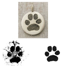 Load image into Gallery viewer, Your Dog&#39;s Actual Paw Print Necklace - Luxe Design Jewellery
