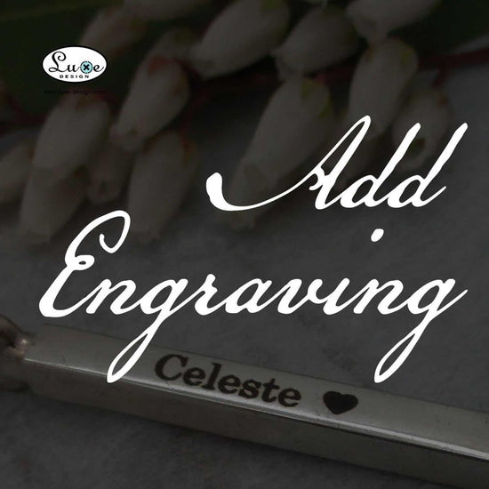 Add Basic Laser Engraving - adds up to one week production time to your order.