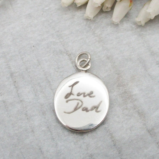 Add Your Handwriting To Jewellery - adds up to one week production time to your order.