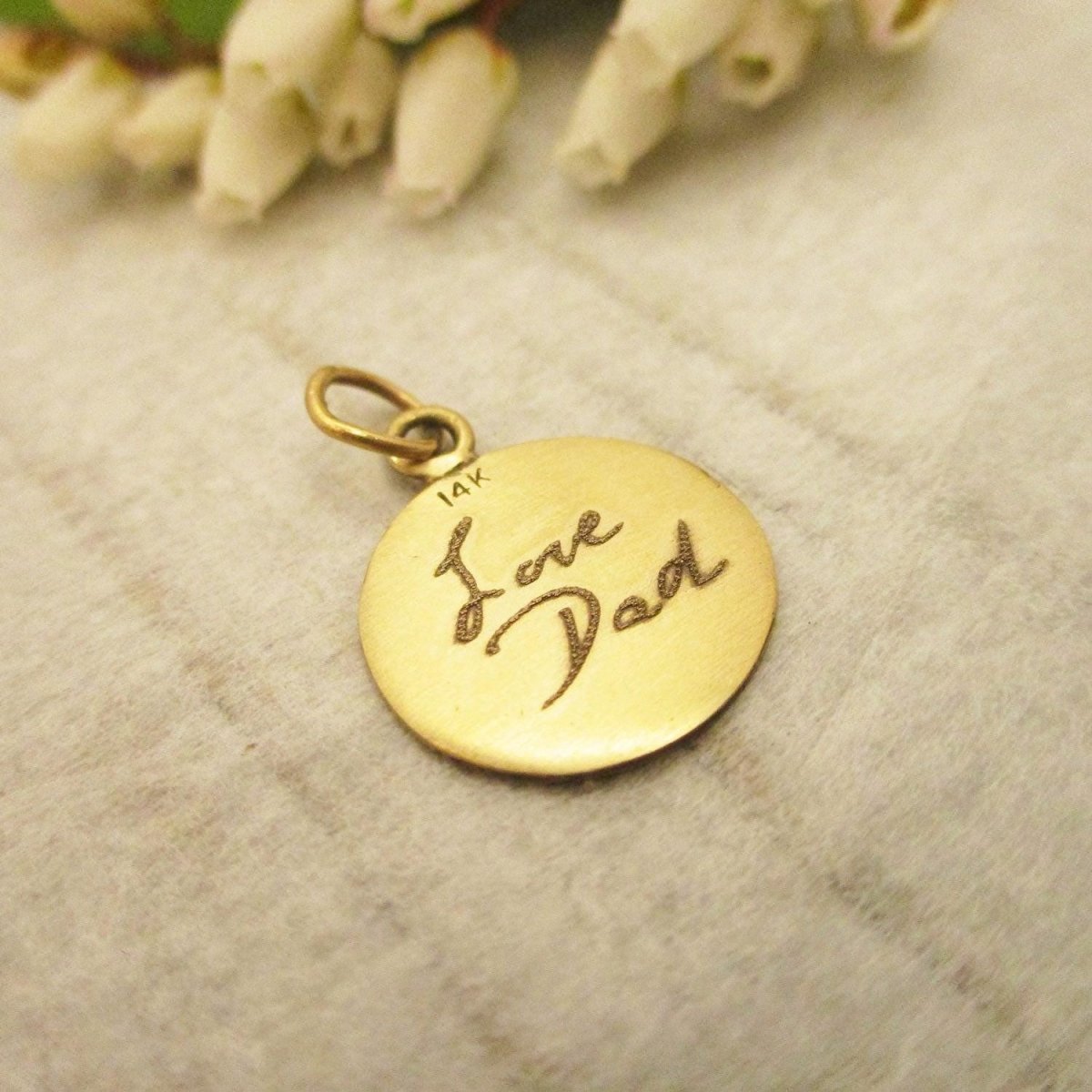 Add Your Handwriting To Jewellery - adds up to one week production time to your order.