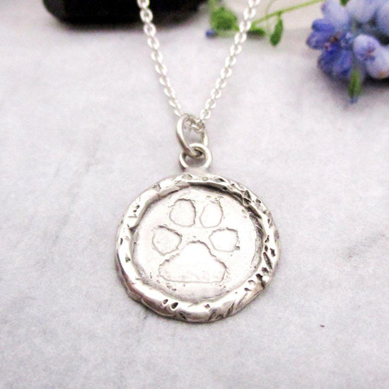 Additional Handwriting, Fingerprint, Thumbprint, Handprint, Nose print on Luxe Design Silver Pendant. - Luxe Design Jewellery