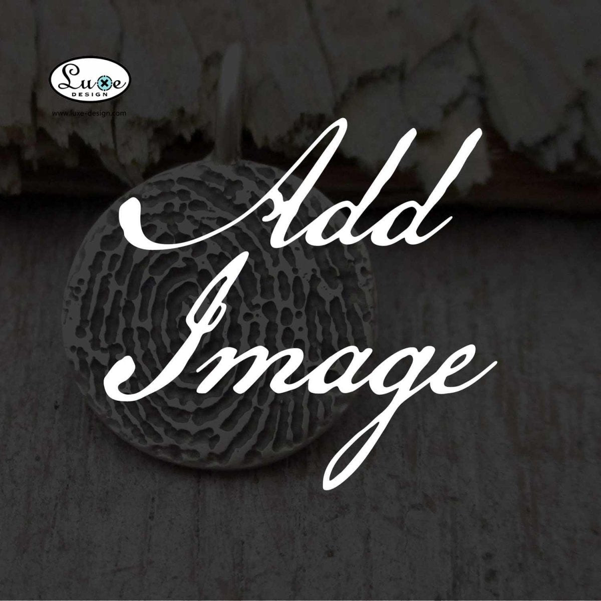 Add On A Fingerprint, Handprint, Nose Print or Paw Print to the back of your Luxe Design Jewellery