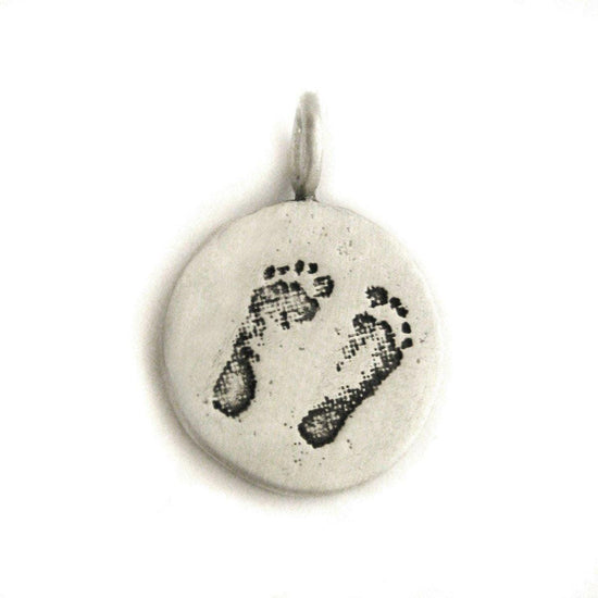 Additional Handwriting, Fingerprint, Thumbprint, Handprint, Nose print on Luxe Design Silver Pendant. - Luxe Design Jewellery